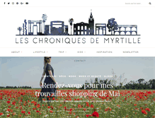Tablet Screenshot of les-chroniques-de-myrtille.fr